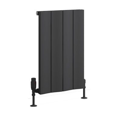 Fairford 600 x 375 Aluminium Radiator Matt Anthracite