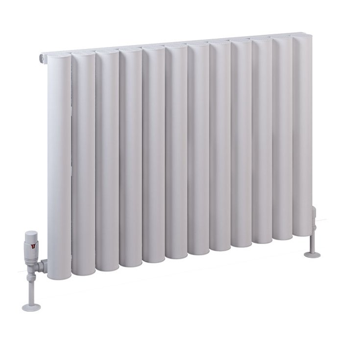 Burford 600 x 835 Aluminium Radiator Matt White