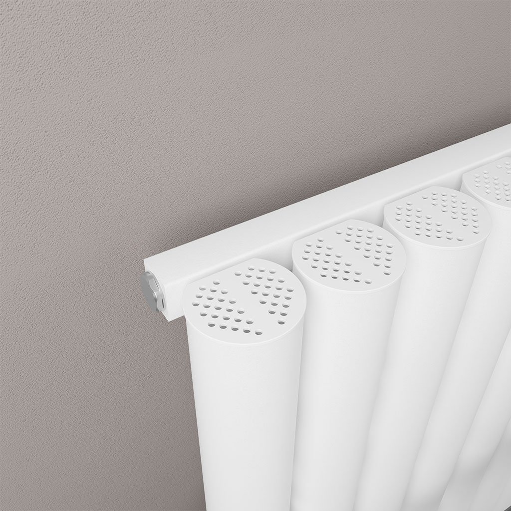 Burford 1800 x 275 Aluminium Radiator Matt White