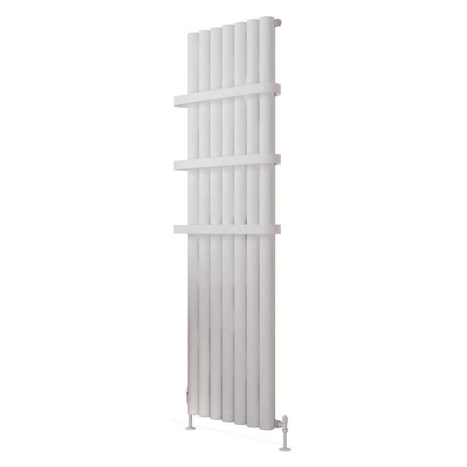 Burford 1800 x 485 Aluminium Radiator Matt White
