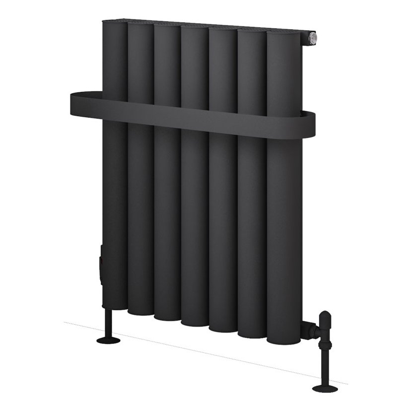 Burford 600 x 485 Aluminium Radiator Matt Anthracite