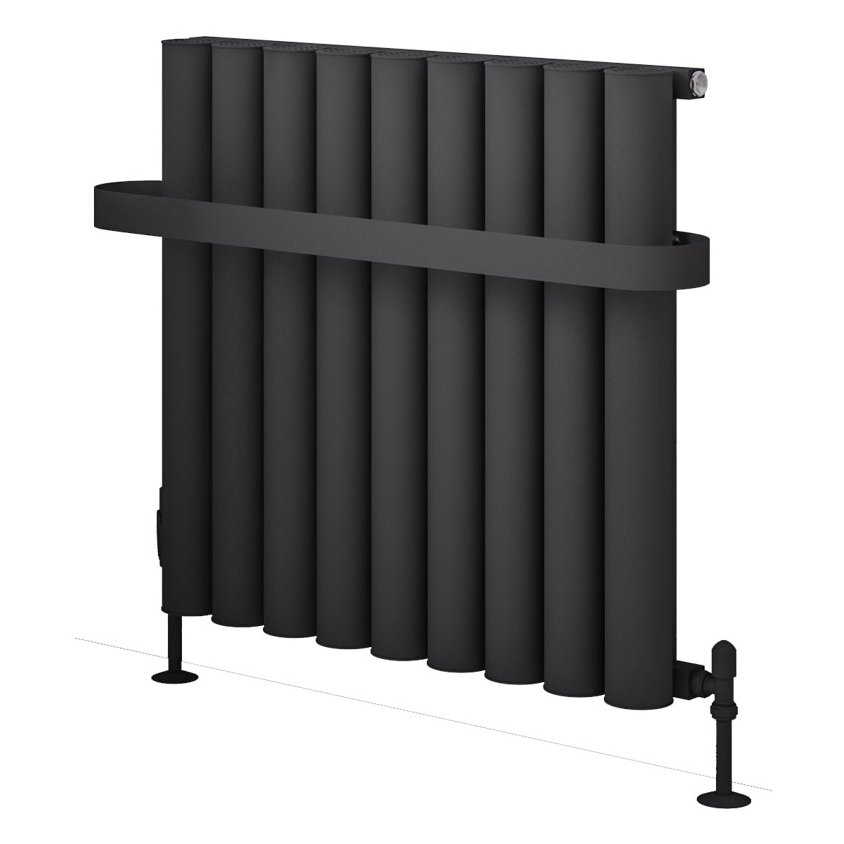 Burford 600 x 625 Aluminium Radiator Matt Anthracite