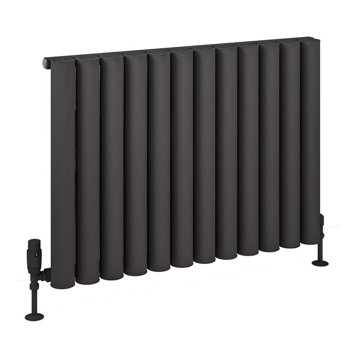 Burford 600 x 835 Aluminium Radiator Matt Anthracite