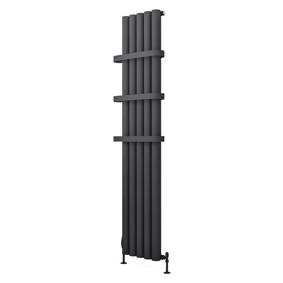 Burford 1800 x 345 Aluminium Radiator Matt Anthracite