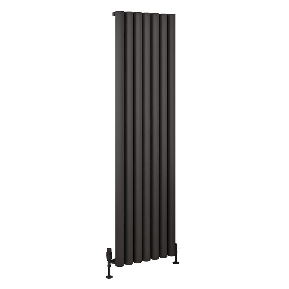 Burford 1800 x 485 Aluminium Radiator Matt Anthracite