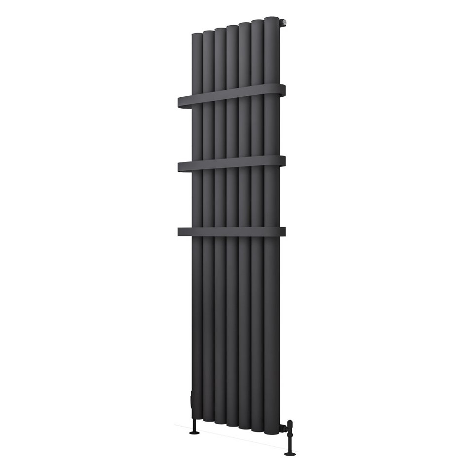 Burford 1800 x 485 Aluminium Radiator Matt Anthracite