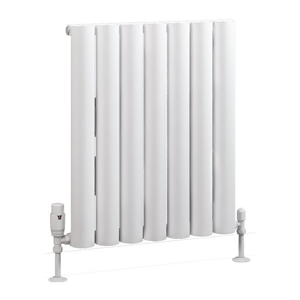 Kelmscott 600 x 485 Aluminium Radiator Matt White