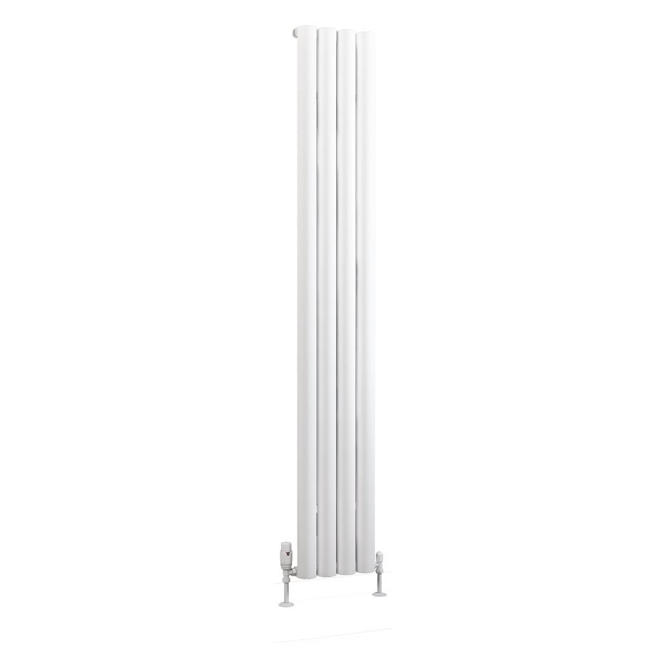 Kelmscott 1800 x 275 Aluminium Radiator Matt White