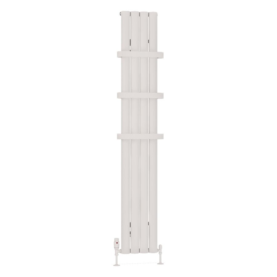 Kelmscott 1800 x 275 Aluminium Radiator Matt White