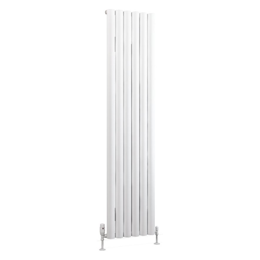 Kelmscott 1800 x 415 Aluminium Radiator Matt White