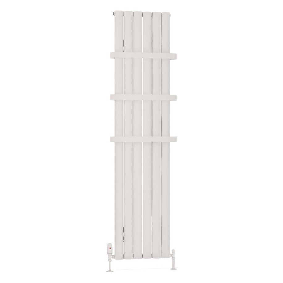 Kelmscott 1800 x 415 Aluminium Radiator Matt White