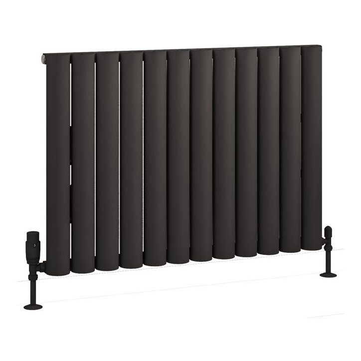 Kelmscott 600 x 835 Aluminium Radiator Matt Anthracite