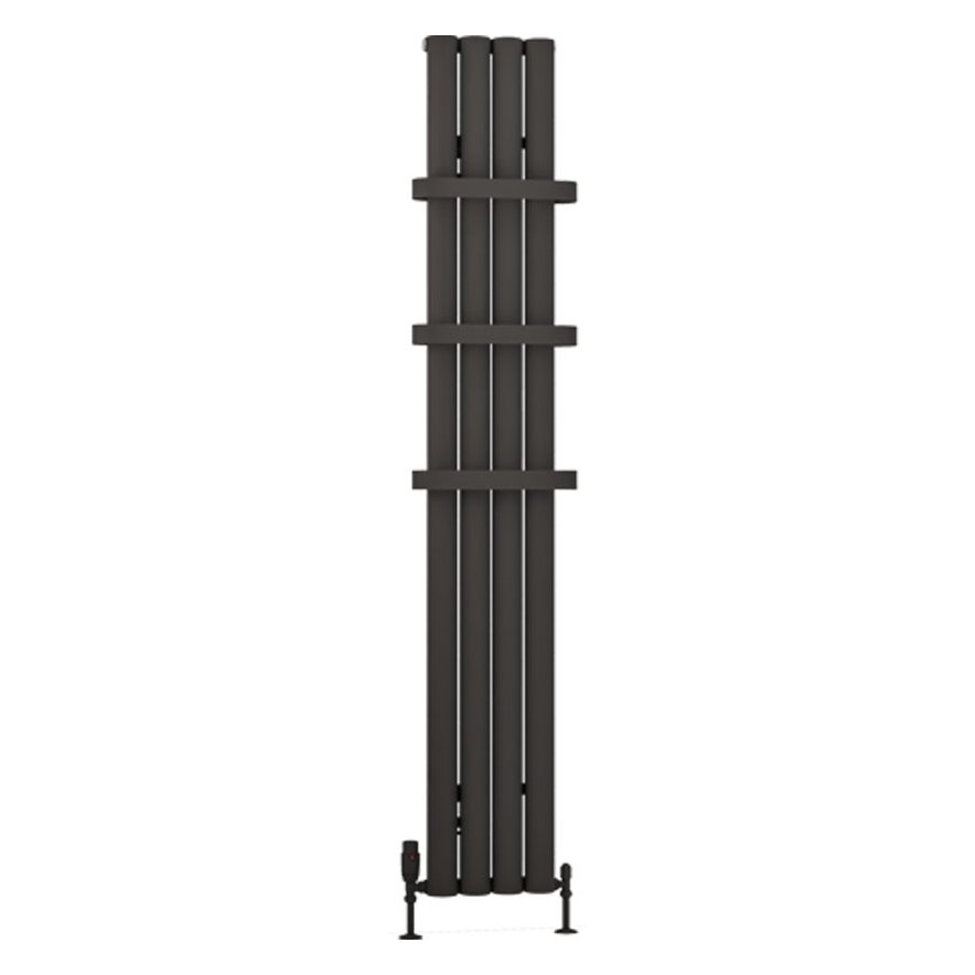 Kelmscott 1800 x 275 Aluminium Radiator Matt Anthracite