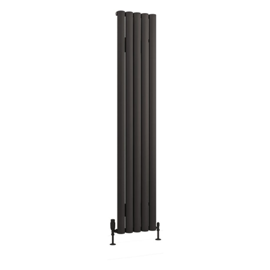 Kelmscott 1800 x 345 Aluminium Radiator Matt Anthracite