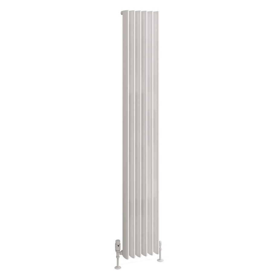 Witney 1800 x 280 Aluminium Radiator Matt White