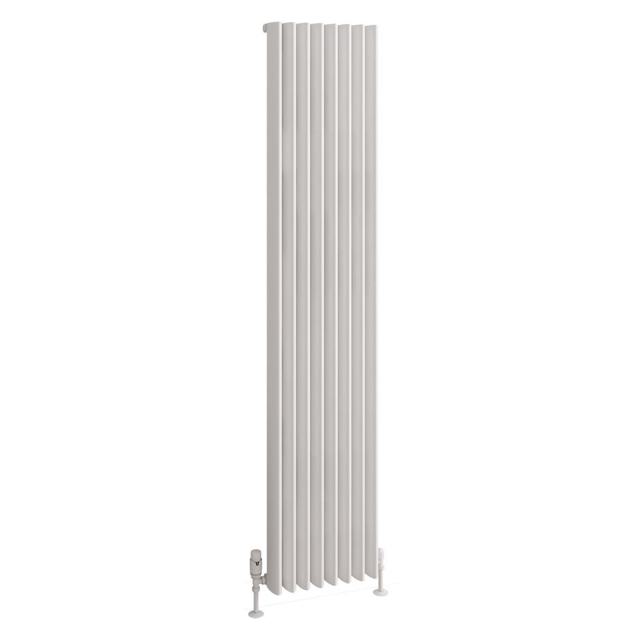 Witney 1800 x 375 Aluminium Radiator Matt White