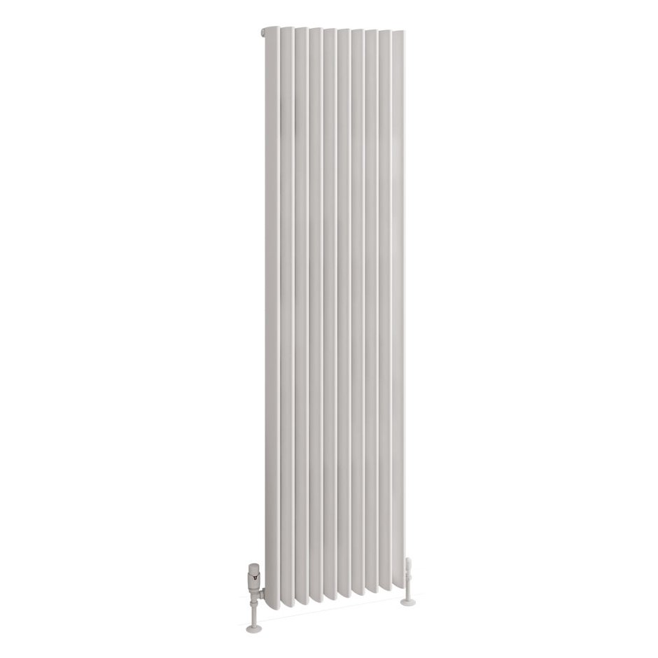 Witney 1800 x 470 Aluminium Radiator Matt White