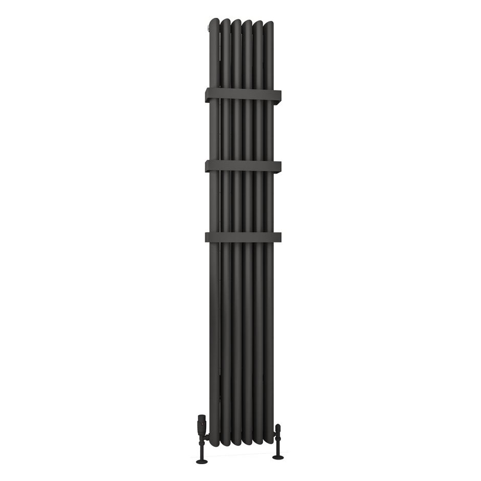 Witney 1800 x 280 Aluminium Radiator Matt Anthracite