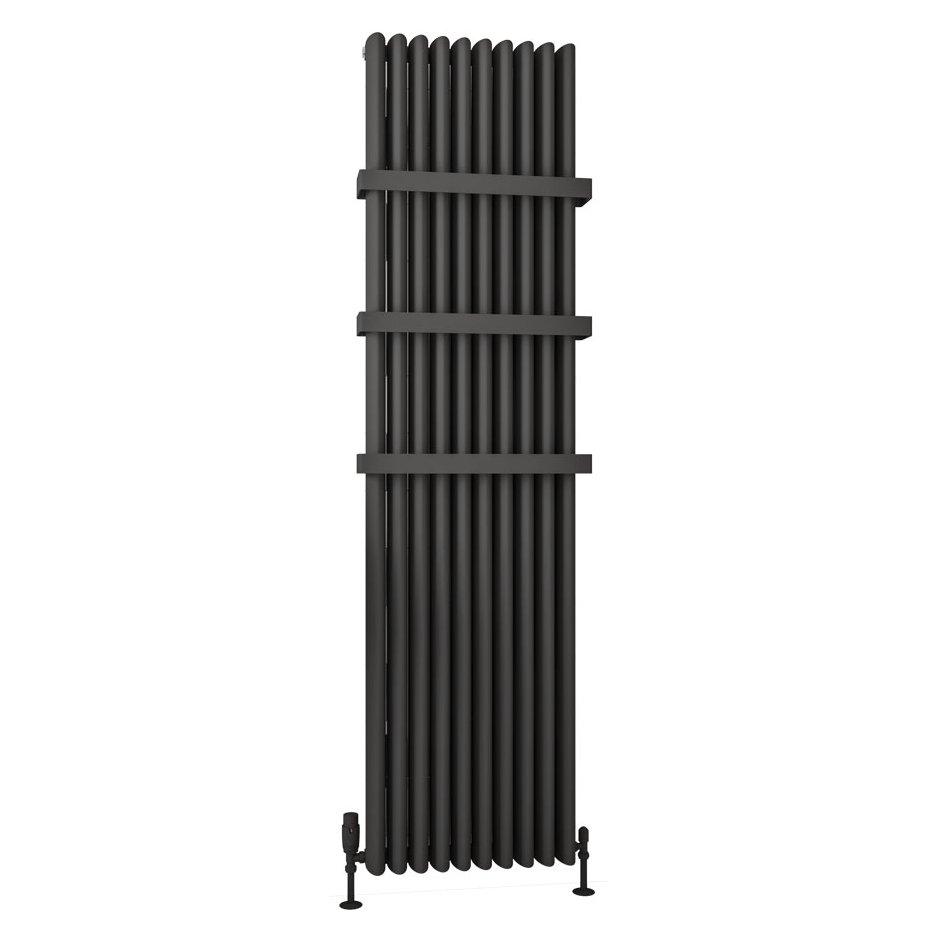 Witney 1800 x 470 Aluminium Radiator Matt Anthracite