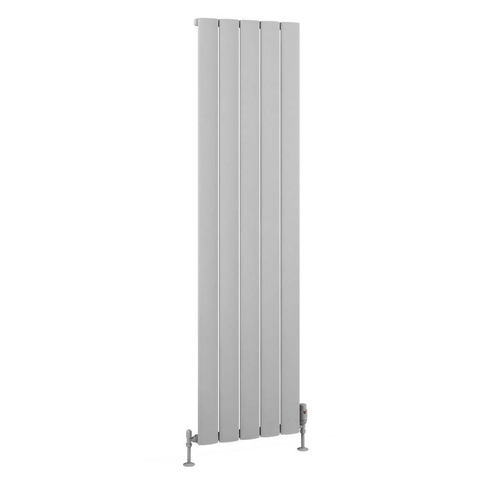 Malmesbury 1800 x 470 Aluminium Radiator Matt Grey