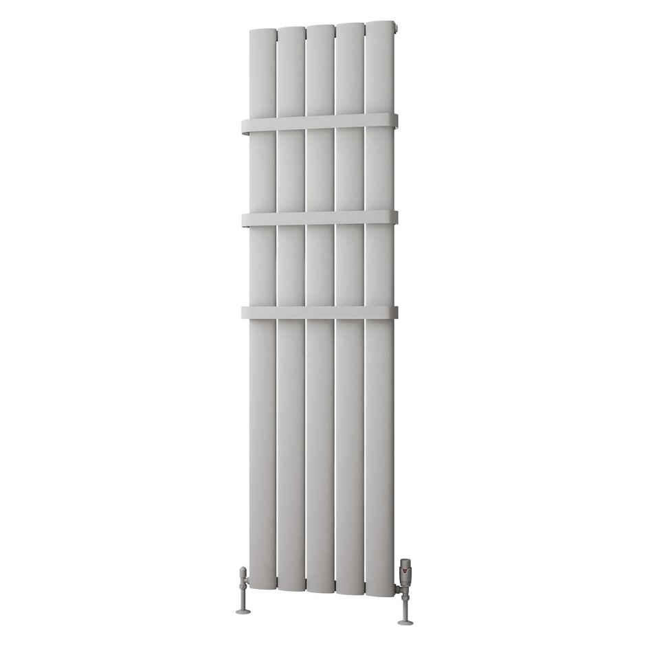 Malmesbury 1800 x 470 Aluminium Radiator Matt Grey