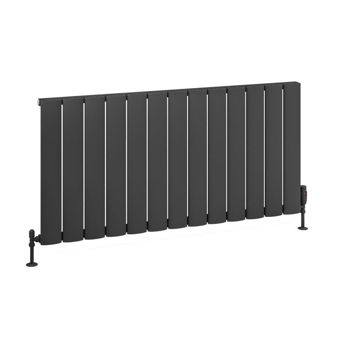 Malmesbury 600 x 1230 Aluminium Radiator Matt Anthracite