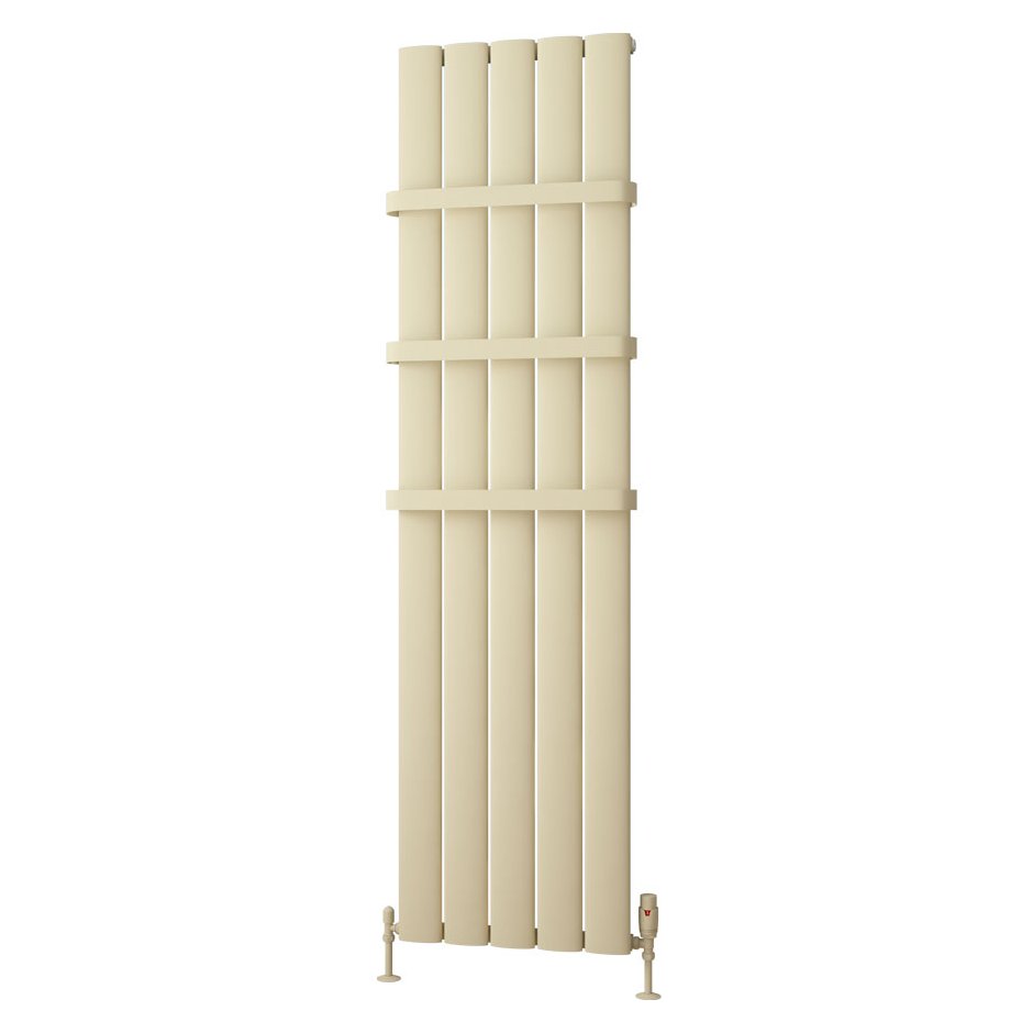 Malmesbury 1800 x 470 Aluminium Radiator Matt Cappucino