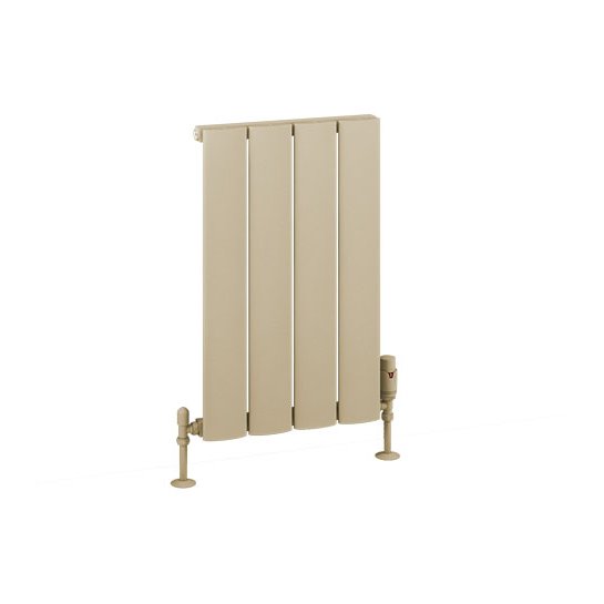 Malmesbury 600 x 375 Aluminium Radiator Matt Cappucino