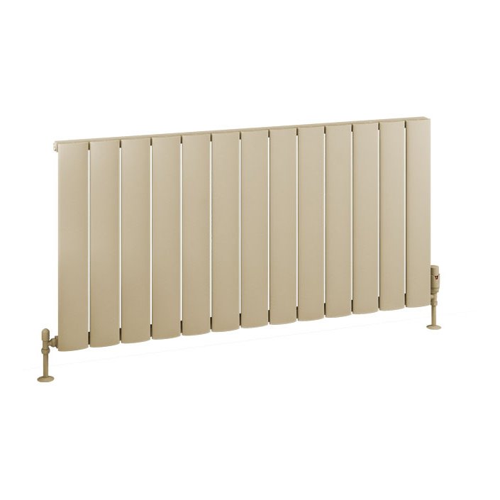 Malmesbury 600 x 1230 Aluminium Radiator Matt Cappucino