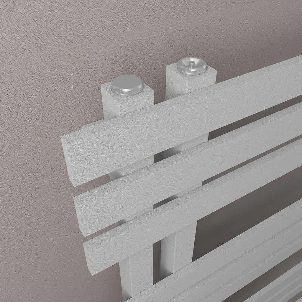 Hurley 800 x 600 Towel Rail Matt Grey