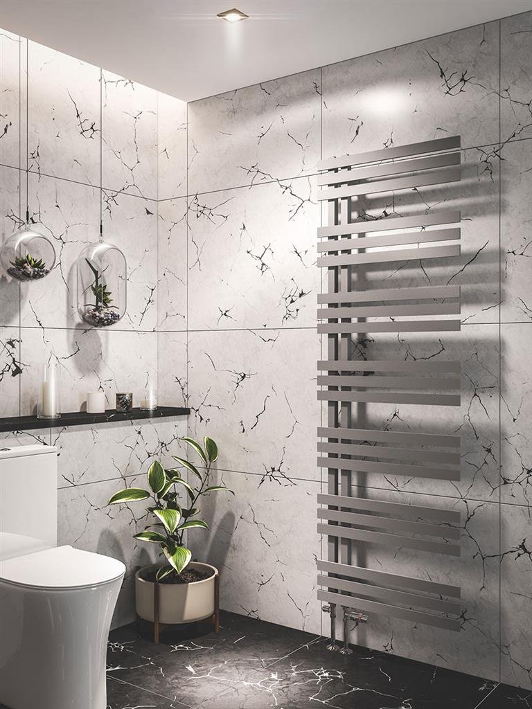 Hurley 1800 x 600 Towel Rail Matt Grey