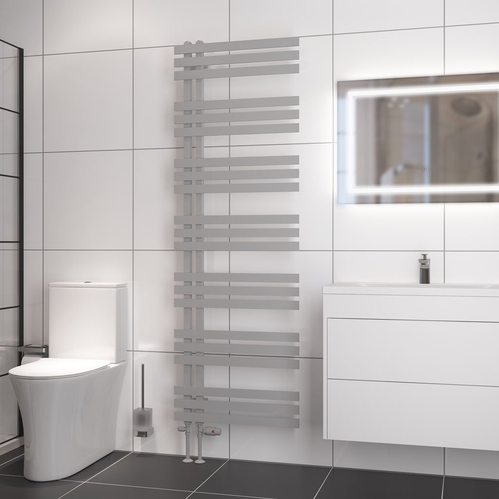 Hurley 1800 x 600 Towel Rail Matt Grey