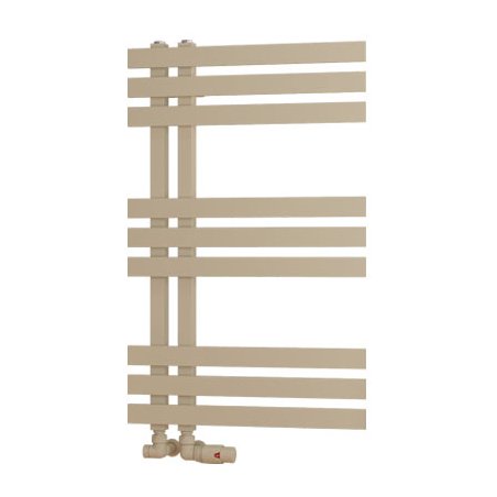 Hurley 800 x 500 Towel Rail Matt Cappucino