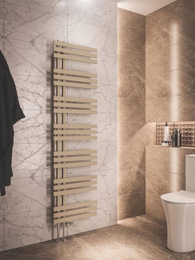Hurley 1800 x 500 Towel Rail Matt Cappucino