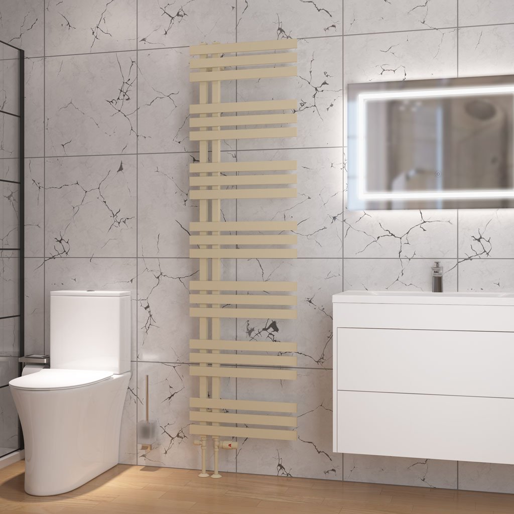 Hurley 1800 x 500 Towel Rail Matt Cappucino