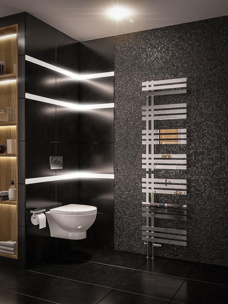 Hurley 1800 x 500 Towel Rail Chrome