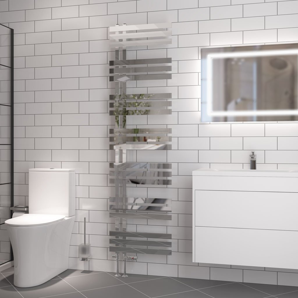 Hurley 1800 x 500 Towel Rail Chrome