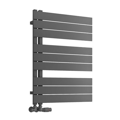 Helmsley 800 x 600 Towel Rail Matt Anthracite