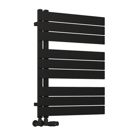 Helmsley 800 x 600 Towel Rail Matt Black