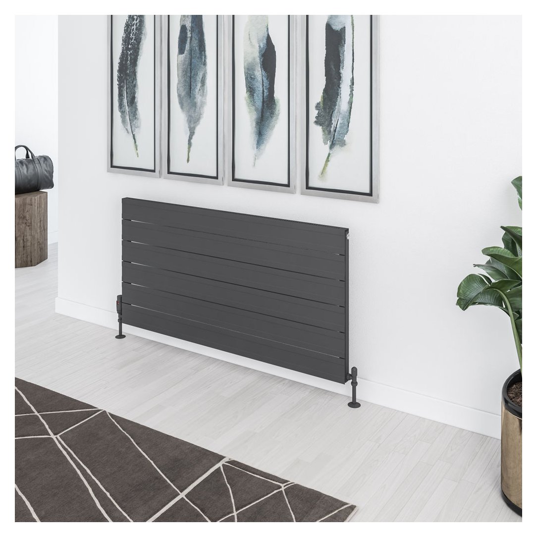 Berkeley 603 x 1200 Aluminium Radiator Matt Anthracite