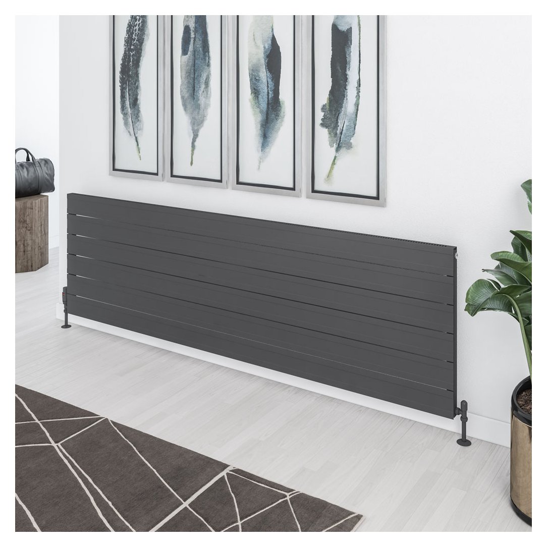 Berkeley 603 x 2000 Aluminium Radiator Matt Anthracite
