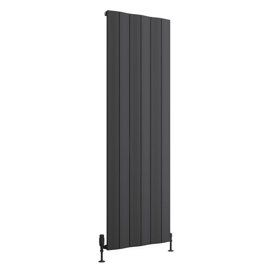 Fairford 1800 x 565 Aluminium Radiator Matt Anthracite
