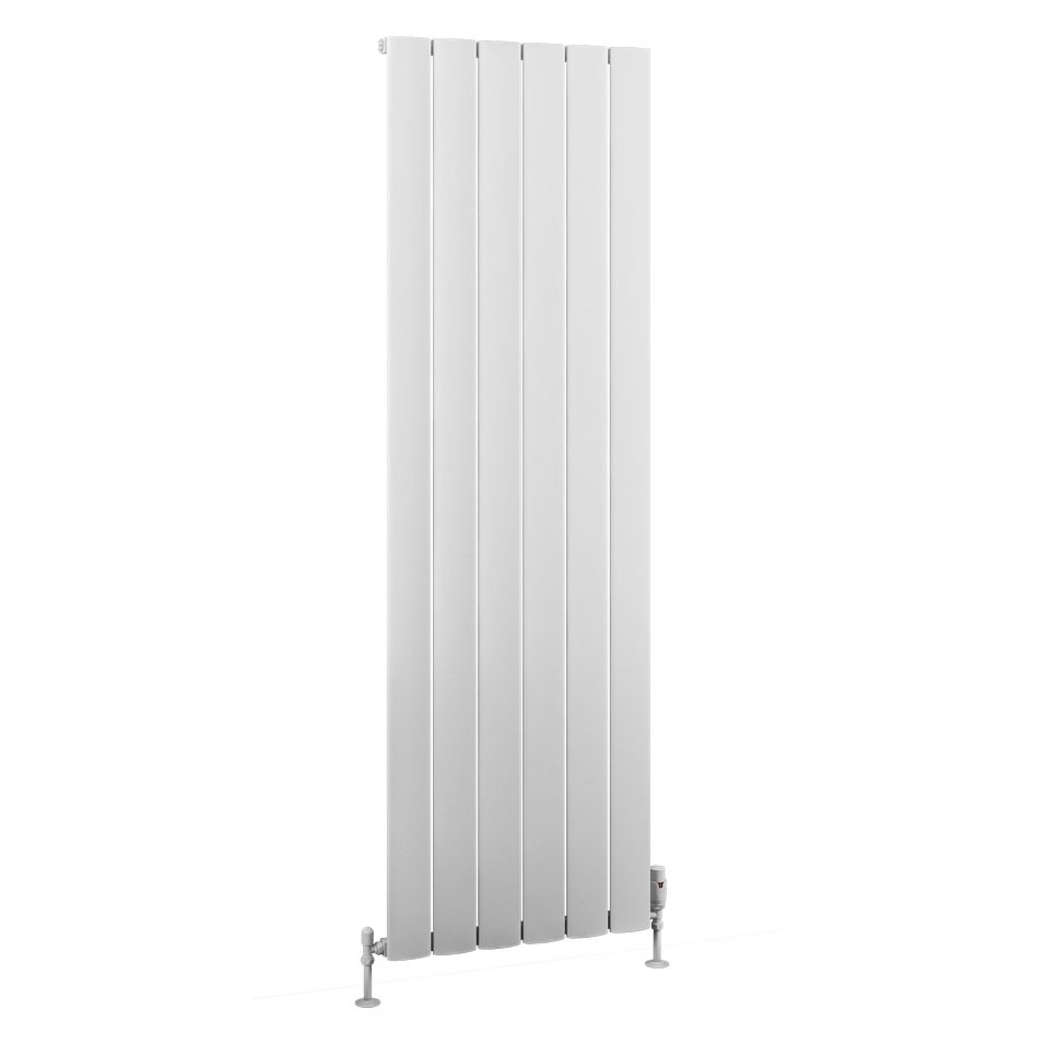 Malmesbury 1800 x 565 Aluminium Radiator Matt White
