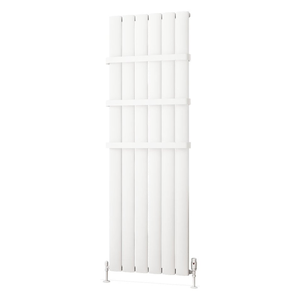 Malmesbury 1800 x 565 Aluminium Radiator Matt White