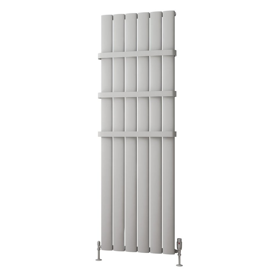 Malmesbury 1800 x 565 Aluminium Radiator Matt Grey