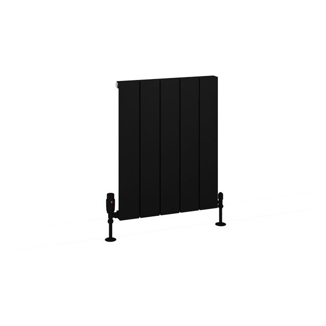 Charlton 600 x 470 Aluminium Radiator Matt Black