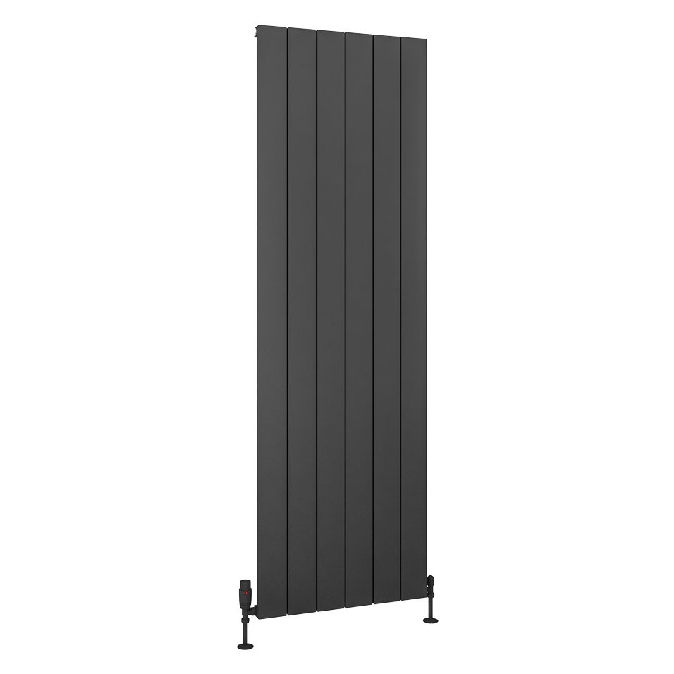 Charlton 1800 x 565 Aluminium Radiator Matt Anthracite