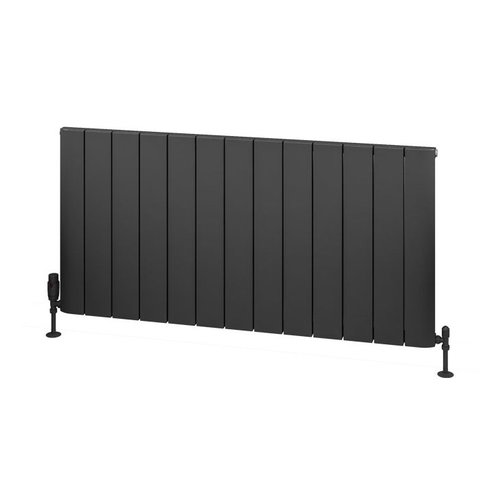 Withington 600 x 1230 Aluminium Radiator Matt Anthracite