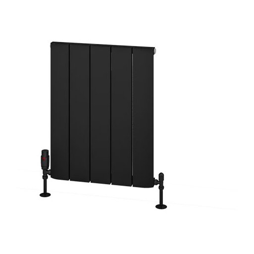 Withington 600 x 470 Aluminium Radiator Matt Black