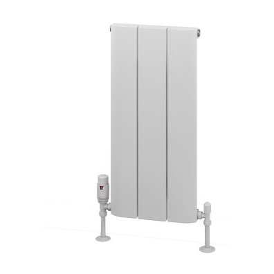 Withington 600 x 280 Aluminium Radiator Matt White